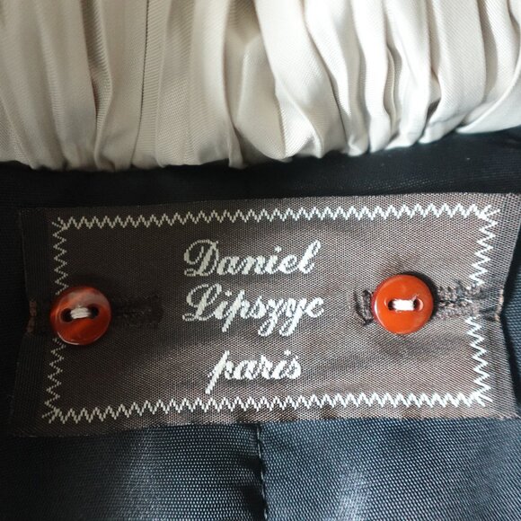 Daniel Lipszyc Paris Pleated Coat Made in France - Picture 6 of 15